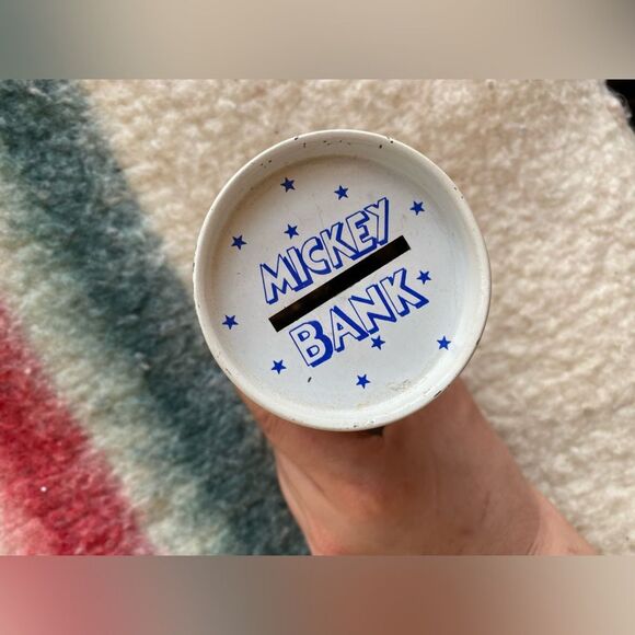 Vintage 1970s Mickey & Minnie Piggy Bank - Picture 5 of 6